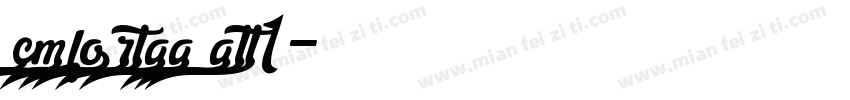 cmfortaa alt1字体转换